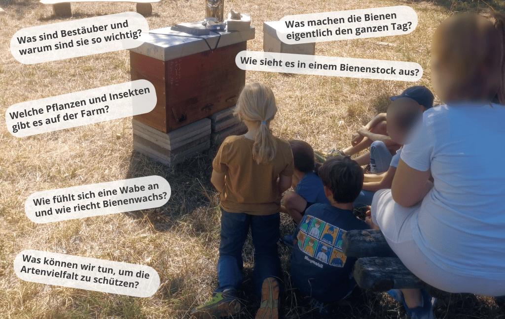 20260729_Blogartikel Jugendfarm Foto_unten nach Text Kinder beim Bienstag auf der Jugendfarm